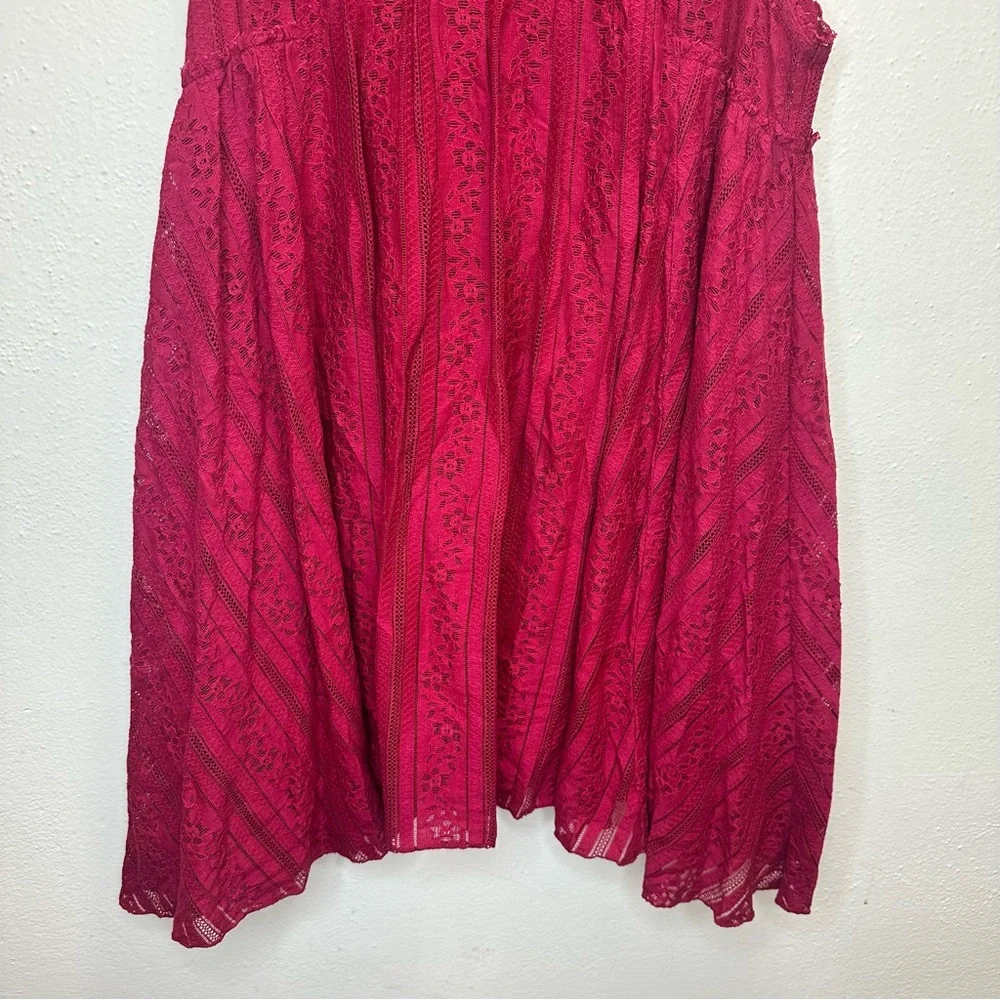 Free People Tu Es La Lace Mini Dress Size Medium
